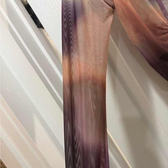 Stradivarius Sheer Ruched Sheer Cardigan - Picture 5 of 11